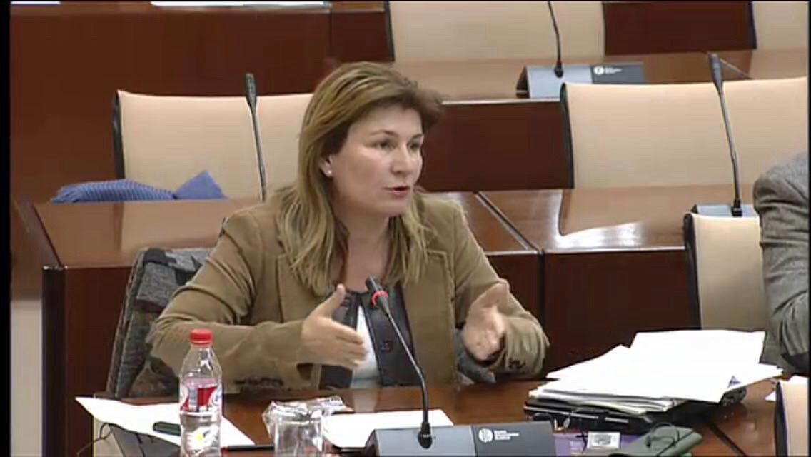 ROSALÍA ESPINOSA EN LA COMISIÓN DE JUSTICIA